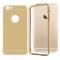 Husa bumper aluminiu auriu 2 in 1 Apple iPhone 6S