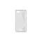 Husa Sony Xperia L silicon S-Line alb / transparent (TPU)