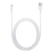 Cablu de date incarcare Apple, Lightning, 1m, ambalaj retail, Alb
