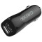 Incarcator auto, GRIXX Optimum - 2x USB 3.1A - negru
