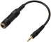 Cablu adaptor Jack 6.3 mama/mono - Jack 3.5 tata/stereo