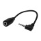 Cablu adaptor jack 2.5, smartphone, 4 contacte, tata - 3.5 mama