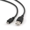 Cablu de date USB2.0, conectori USB A la USB micro-B, lungime cablu: 0.5m, bulk, Negru, GEMBIRD (CCP