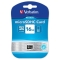SECURE DIGITAL CARD MICRO 16GB (Class 10) Premium U1 Verbatim (44010)