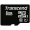 SECURE DIGITAL CARD MICRO  8GB (Class  4)  TRANSCEND (TS8GUSDC4)