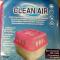 Dezumidificator CLEAN AIR absorbant de umiditate + 2 seturi granule reancarcabile cu parfum de lavan