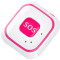 Mini GPS Tracker iUni V29, SOS, GPS+LBS+WIFI, copii si varstnici, Roz