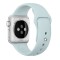 Curea iUni compatibila cu Apple Watch 1/2/3/4/5/6/7, 38mm, Silicon, Turquoise