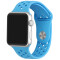 Curea iUni compatibila cu Apple Watch 1/2/3/4/5/6/7, 38mm, Silicon Sport, Blue