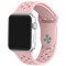 Curea iUni compatibila cu Apple Watch 1/2/3/4/5/6/7, 38mm, Silicon Sport, Soft Pink
