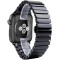 Curea iUni compatibila cu Apple Watch 1/2/3/4/5/6/7, 38mm, Ceramic Belt, Black