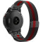 Curea ceas Smartwatch Garmin Fenix 7X / 6X / 5X Plus / 5X / 3 HR / 3, Milanese Loop iUni 26 mm Otel
