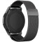 Curea ceas Smartwatch Samsung Galaxy Watch 4, Watch 4 Classic, Gear S2 Black Milanese Loop, iUni 20