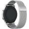 Curea ceas Smartwatch Samsung Galaxy Watch 4, Watch 4 Classic, Gear S2, Silver Milanese Loop, iUni 2