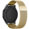 Curea ceas Smartwatch Samsung Galaxy Watch 4, Watch 4 Classic, Gear S2, Gold Milanese Loop, iUni 20