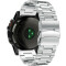 Curea ceas Smartwatch Garmin Fenix 7X / 6X / 5X Plus / 5X / 3 HR / 3, 26 mm Otel inoxidabil iUni Sil