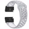 Curea ceas Smartwatch Garmin Fenix 7X / 6X / 5X Plus / 5X / 3 HR / 3, 26 mm iUni Silicon Sport Gri-A