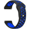Curea ceas Smartwatch Samsung Galaxy Watch 4, Watch 4 Classic, Gear S2, iUni 20 mm Silicon Sport Bla
