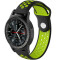 Curea ceas Smartwatch Samsung Galaxy Watch 46mm, Samsung Watch Gear S3, iUni 22 mm Silicon Sport Bla