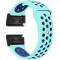 Curea ceas Smartwatch Garmin Fenix 7 / 6 / 5 Plus / 5, 22 mm iUni Silicon Sport Turquoise-Blue