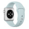 Curea iUni compatibila cu Apple Watch 1/2/3/4/5/6/7, 40mm, Silicon, Turquoise