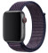 Curea iUni compatibila cu Apple Watch 1/2/3/4/5/6/7, 44mm, Nylon Sport, Woven Strap, Midnight Purple