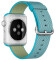 Curea iUni compatibila cu Apple Watch 1/2/3/4/5/6/7, 44mm, Nylon, Woven Strap, Electric Blue