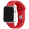 Curea iUni compatibila cu Apple Watch 1/2/3/4/5/6/7, 44mm, Silicon Sport, Red