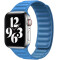Curea iUni compatibila cu Apple Watch 1/2/3/4/5/6/7, 38mm, Leather Link, Blue