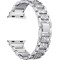 Curea iUni compatibila cu Apple Watch 1/2/3/4/5/6/7, 38mm, Luxury Belt, Silver