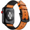 Curea iUni compatibila cu Apple Watch 1/2/3/4/5/6/7, 42mm, Leather Strap, Brown