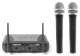 Set 2 microfoane wireless Vonyx STWM-712, VHF