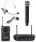 Set microfoane fara fir Vonyx WM82C, headset, lavaliera, de mana, UHF