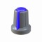 Buton Potentiometru Rotativ Mixere Audio, albastru