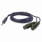 Cablu Jack 2 XLR Mama DAP Audio FL37, 1.5m