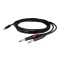 Cablu 2 Jack mare 6.3m, Jack mic 3.5 mm  1.5m DAP AUDIO FLX31