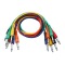 Cablu Patch Jack DAP-Audio FL11-30 cm, 6 culori