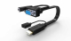 Cablu adaptor HDMI la VGA cu audio si alimentare microUSB 15cm