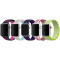 Set 5 Curele iUni compatibile cu Apple Watch 1/2/3/4/5/6/7, 42mm, Negru/Roz, Roz/Albastru, Mov, Roz,
