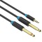 Cablu jack 3.5 mm - jack 6.3 mm x2, 1m, Vention BACBF