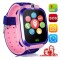 Smartwatch pentru copii cu monitorizare locatie, functie de telefon - roz