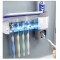 Dozator, dispenser pasta de dinti si sterilizator, suport pentru periute, functie de Sterilizare Ant