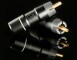 Set 4 Conectori RCA ETI Research Bullet Special, Pin Cupru-Teluriu Placat Aur
