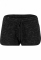 Pantaloni Scurti Dama Space Dye Hotpants Urban Classics negru-alb-negru