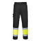 Pantaloni de service Hi-Vis Contrast clasa 1 Portwest E049, Galben/Negru