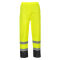 Pantaloni de Ploaie Hi-Vis Classic Contrast Portwest H444, Galben/Negru