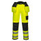 PW3 Pantaloni de lucru Holster Hi-Vis Portwest T501, Galben/Negru