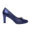 Pantofi dama din piele naturala, Sofia, Nist, Albastru, 37 EU