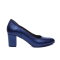 Pantofi dama din piele naturala, Diana, Nist, Albastru, 36 EU