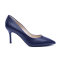 Pantofi dama din piele naturala, Elle, RIVA MANCINA, Albastru, 37 EU